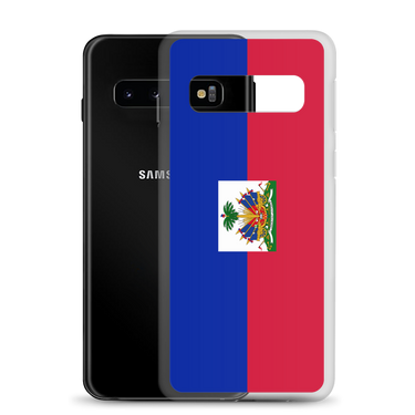 Haiti Flag Clear Case for Samsung®